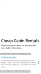 Mobile Screenshot of cheapgatlinburgcabinrentals.blogspot.com