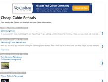 Tablet Screenshot of cheapgatlinburgcabinrentals.blogspot.com