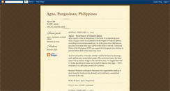Desktop Screenshot of agno-pangasinan.blogspot.com