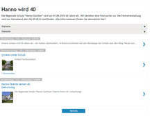 Tablet Screenshot of hanno-wird-40.blogspot.com