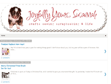 Tablet Screenshot of joyfullyyourssusannah.blogspot.com