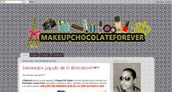 Desktop Screenshot of makeupchocolateforever.blogspot.com