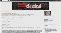 Desktop Screenshot of mostlyclassical.blogspot.com