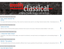 Tablet Screenshot of mostlyclassical.blogspot.com