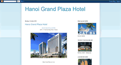 Desktop Screenshot of hanoigrandplazahotel.blogspot.com