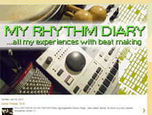 Tablet Screenshot of my-rhythm-diary.blogspot.com