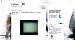 Desktop Screenshot of comunidadeuniversorh.blogspot.com