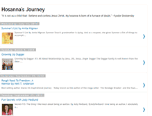 Tablet Screenshot of hosannasjourney.blogspot.com
