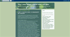 Desktop Screenshot of pokeritaliano.blogspot.com