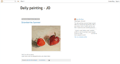 Desktop Screenshot of jodailypainting.blogspot.com