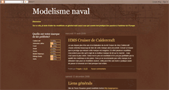 Desktop Screenshot of modelismenavalquebecois.blogspot.com