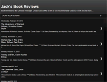Tablet Screenshot of jacksbookreviews.blogspot.com