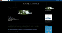 Desktop Screenshot of madamealasnegras.blogspot.com