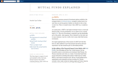 Desktop Screenshot of mutualfunds-explained.blogspot.com