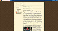 Desktop Screenshot of gunnarscamino.blogspot.com