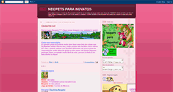 Desktop Screenshot of neopetsparanovatos.blogspot.com