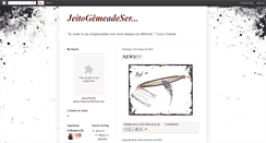 Desktop Screenshot of jeitogemeadeser.blogspot.com