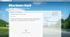 Desktop Screenshot of gamersattack.blogspot.com