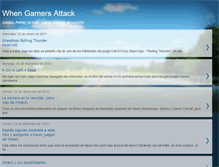 Tablet Screenshot of gamersattack.blogspot.com