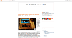 Desktop Screenshot of mymobileuniverse.blogspot.com