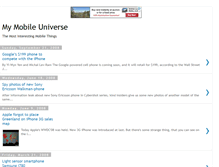 Tablet Screenshot of mymobileuniverse.blogspot.com