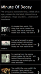 Mobile Screenshot of minute-of-decay.blogspot.com