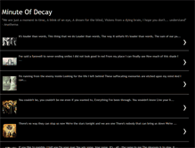 Tablet Screenshot of minute-of-decay.blogspot.com