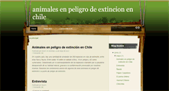 Desktop Screenshot of animalesenpeligrodeextincionenchile.blogspot.com