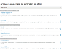 Tablet Screenshot of animalesenpeligrodeextincionenchile.blogspot.com