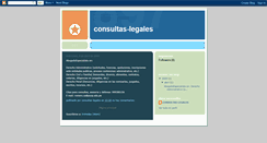 Desktop Screenshot of consultas-legales-defensa.blogspot.com