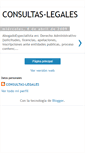 Mobile Screenshot of consultas-legales-defensa.blogspot.com