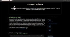 Desktop Screenshot of modernaciencia.blogspot.com