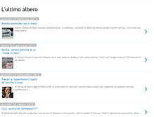 Tablet Screenshot of lultimoalbero.blogspot.com