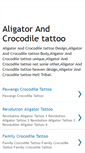 Mobile Screenshot of crocodile-tattoo.blogspot.com