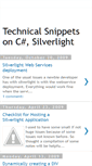 Mobile Screenshot of csharp-snippets.blogspot.com