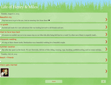 Tablet Screenshot of lifeohenryandmiles.blogspot.com