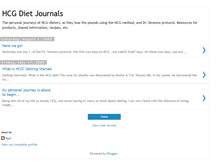 Tablet Screenshot of hcgdietjournals.blogspot.com