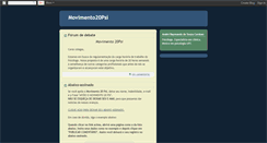 Desktop Screenshot of movimentopsi20h.blogspot.com