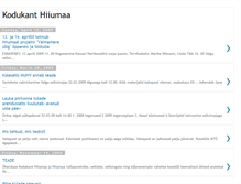 Tablet Screenshot of hiiumaakodukant.blogspot.com