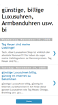 Mobile Screenshot of luxusuhren.blogspot.com