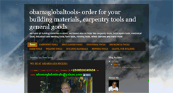 Desktop Screenshot of obamaglobaltools.blogspot.com