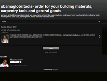 Tablet Screenshot of obamaglobaltools.blogspot.com