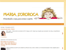 Tablet Screenshot of mariasororoca.blogspot.com