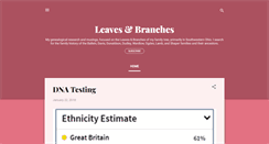 Desktop Screenshot of leavesbranches.blogspot.com