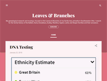 Tablet Screenshot of leavesbranches.blogspot.com