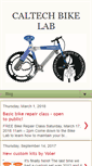 Mobile Screenshot of caltechbikelab.blogspot.com