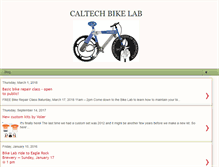 Tablet Screenshot of caltechbikelab.blogspot.com