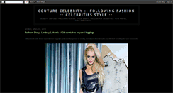 Desktop Screenshot of couturecelebrity.blogspot.com