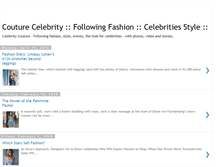 Tablet Screenshot of couturecelebrity.blogspot.com