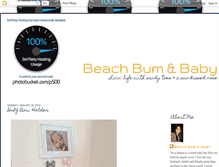 Tablet Screenshot of beachbumandbaby.blogspot.com